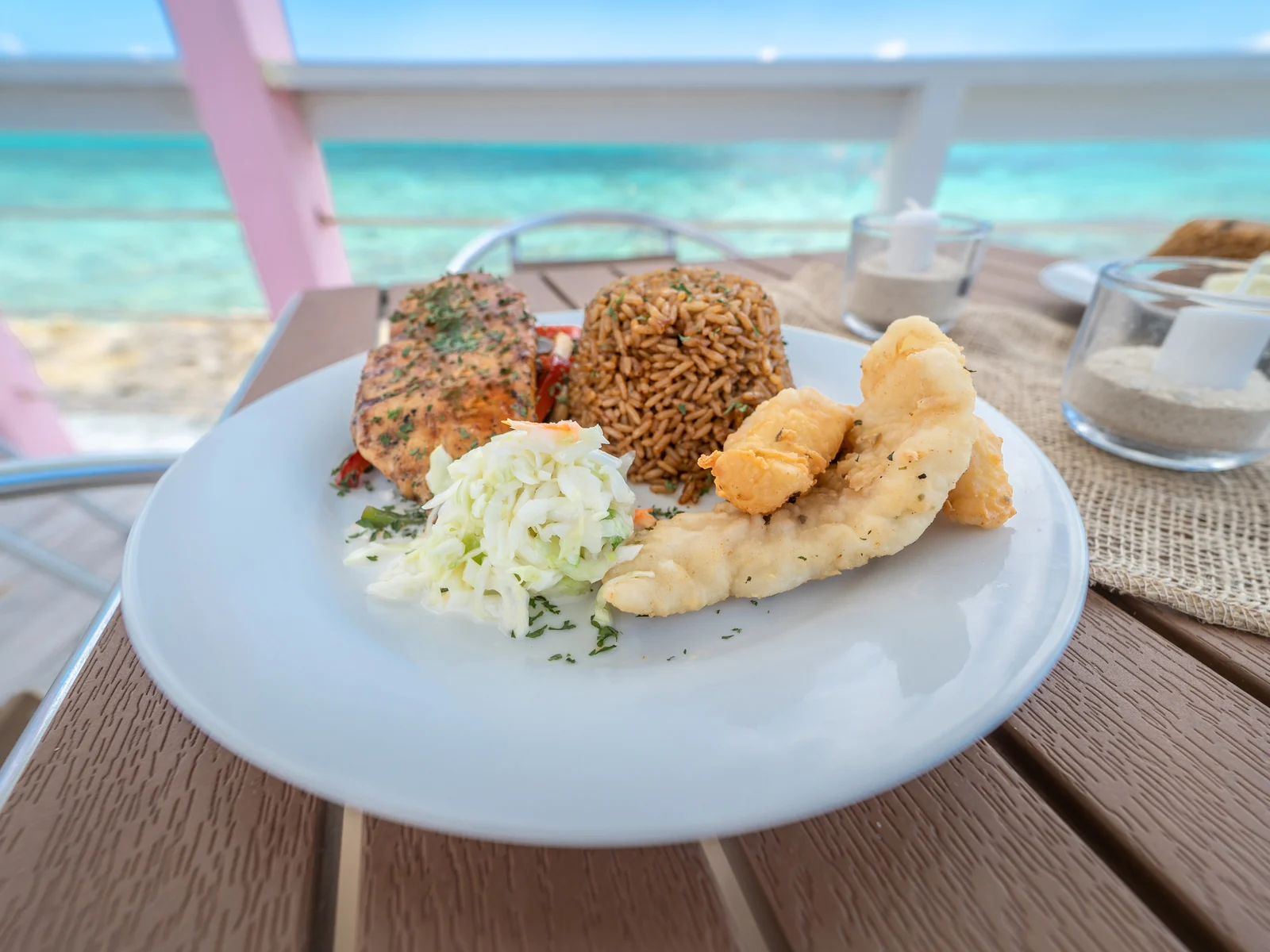 Lunch is served in your villa
