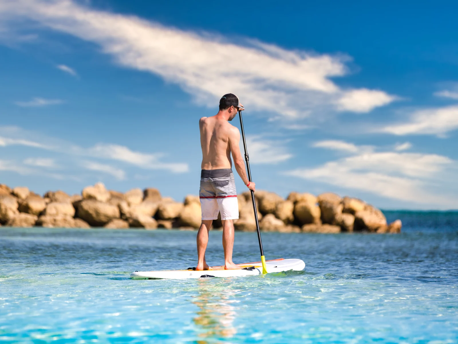 Paddleboards included too